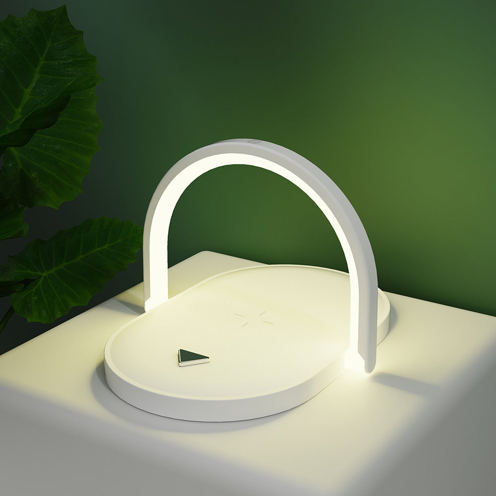3-in-1 Wireless Ladegerät mit LED-Lampe