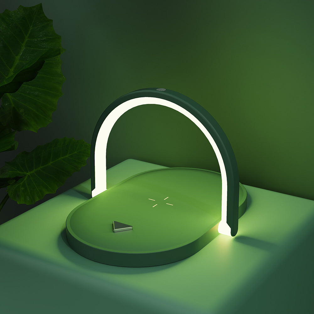 3-in-1 Wireless Ladegerät mit LED-Lampe