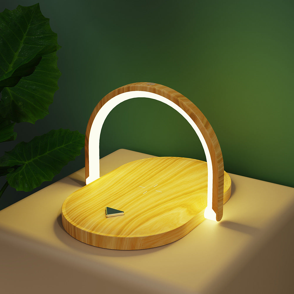 3-in-1 Wireless Ladegerät mit LED-Lampe